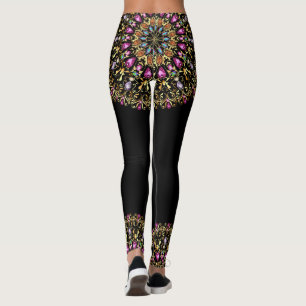 Hermosas leggings de moda pop Bling