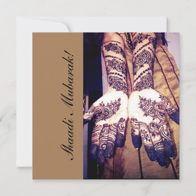 ¡Hermosas manos de novia! (Anverso)