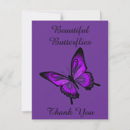 Hermosas Mariposas Gracias Tarjeta