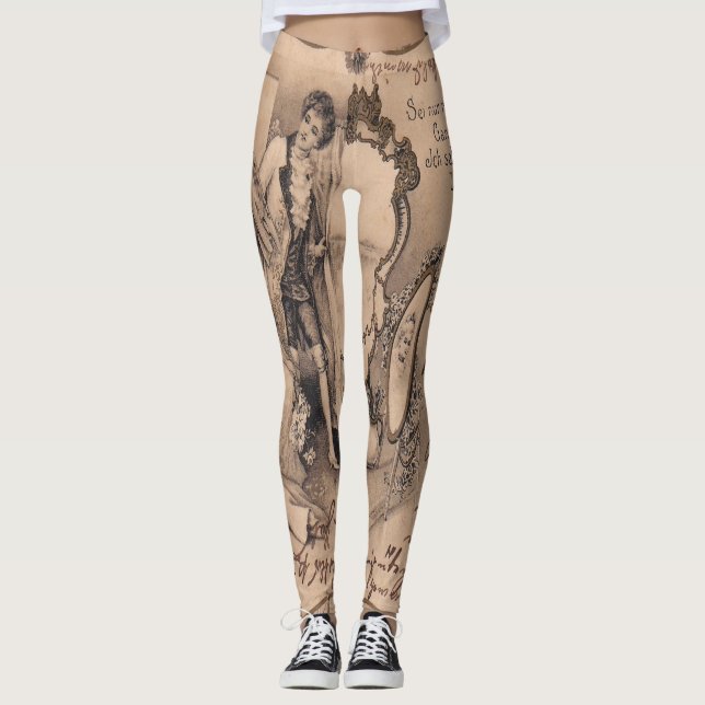 Hermosas mujeres leggings (Anverso)