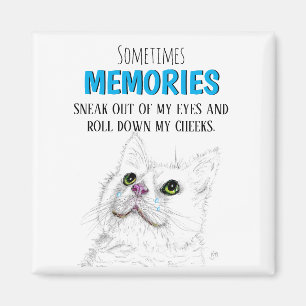 Hermosas palabras Mascotas conmemorativas del imán