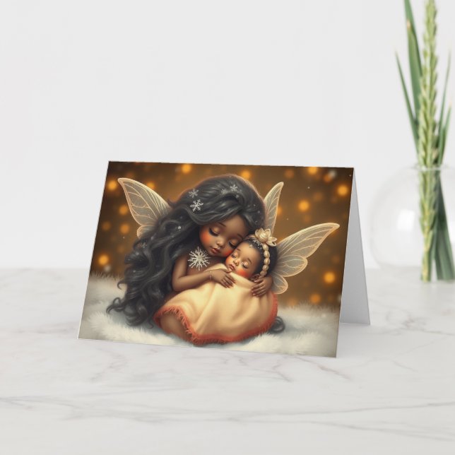 Hermosas tarjetas para bebés de hadas (Anverso)