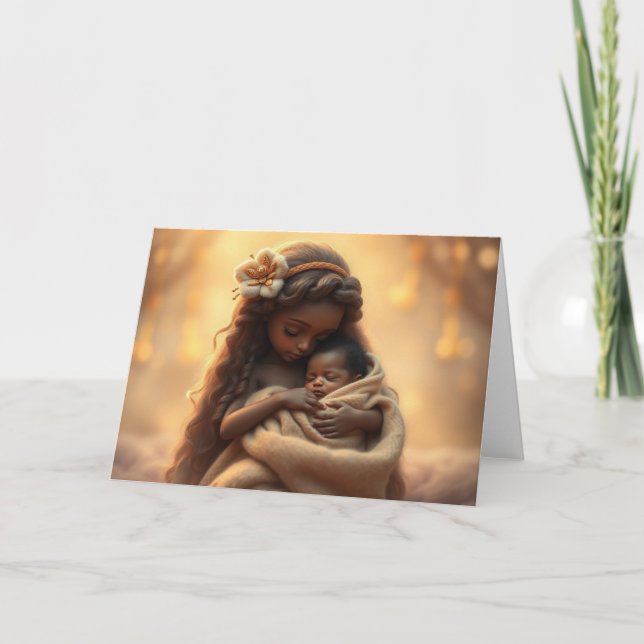 Hermosas tarjetas para bebés de hadas (Anverso)