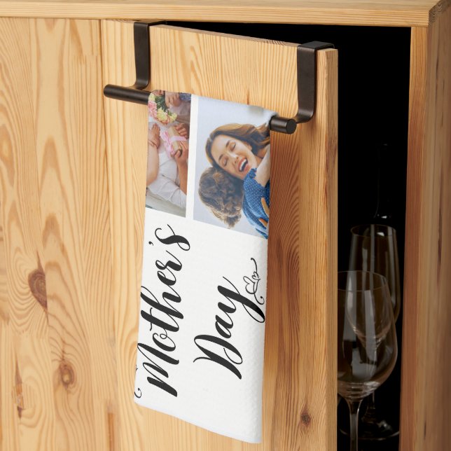 Hermosas toallas de cocina de regalo del Día de la (Pliegue de tercios)