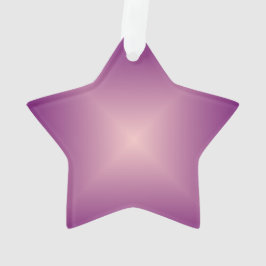 Hermoso adorno de estrella rosa > Adorno de Navida