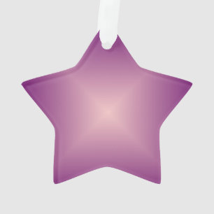 Hermoso adorno de estrella rosa > Adorno de Navida