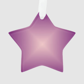 Hermoso adorno de estrella rosa > Adorno de Navida