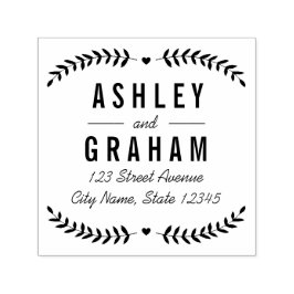 Hermoso Amor Sello de goma personalizado