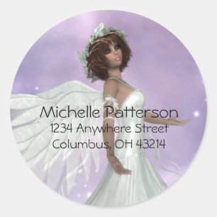 Hermoso Angel Design 3 Etiquetas de direcciones