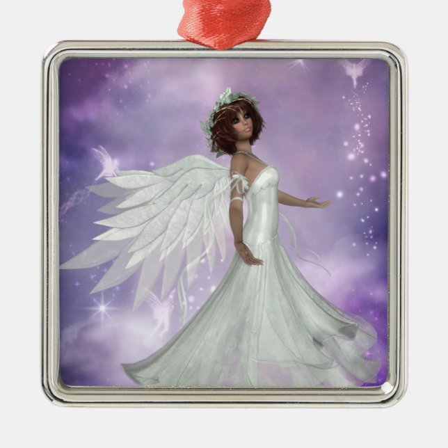 Hermoso Angel Design 3 Ornamento (Frente)