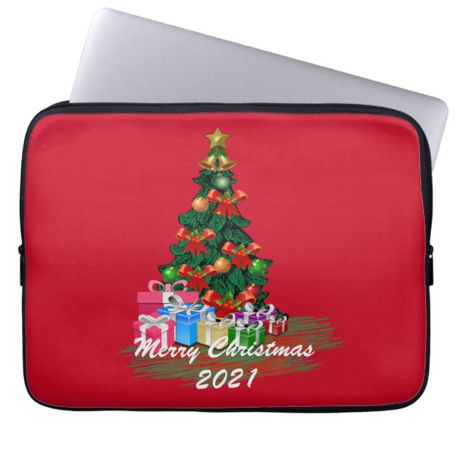 Hermoso árbol de Navidad Bolsa electrónica de Borg (Frente)