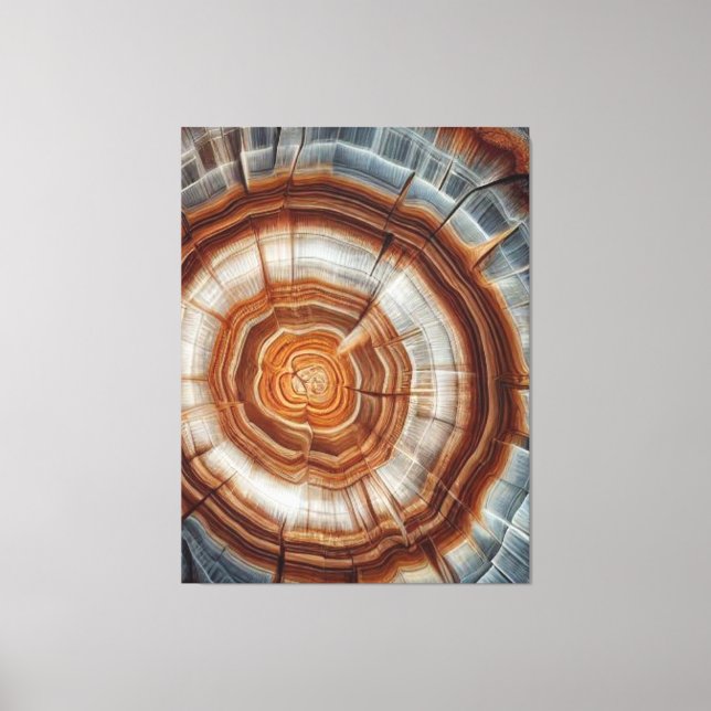 Hermoso arte de pared con trozos de petrificación (Anverso)