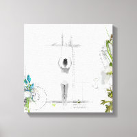 Hermoso arte de pared de ballet victoriano elegant