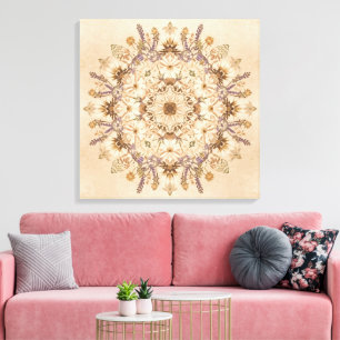"Hermoso Arte de Pared de Mandala Sagrado
