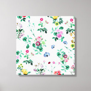 Hermoso arte floral retro