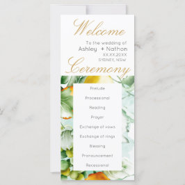 Hermoso Boda de verano con acuarela floral