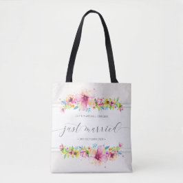 Hermoso Boda recién casado| Bolsa Tote