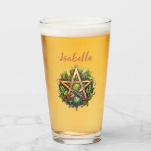 Hermoso bosque Pagan Pentagram