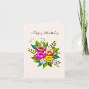 Hermoso Bouquet de flores de colores