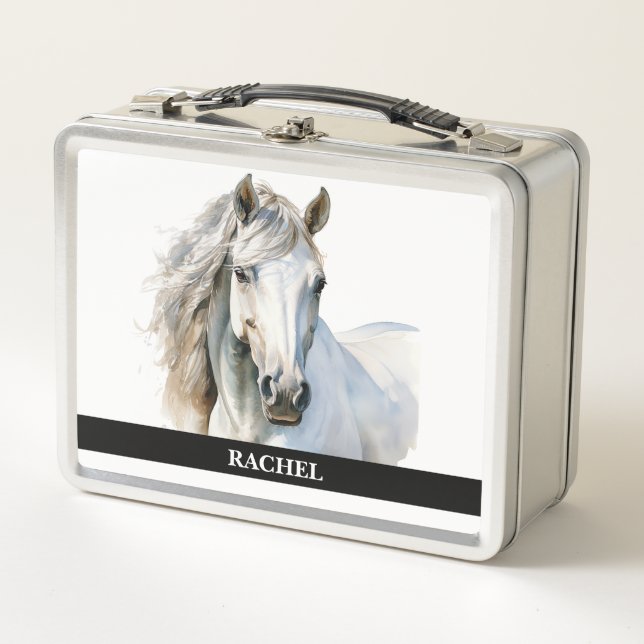 Hermoso caballo árabe (Anverso)