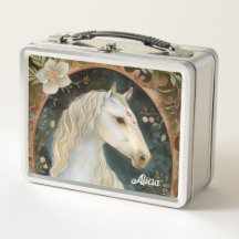 Hermoso Caballo Blanco de Fantasía