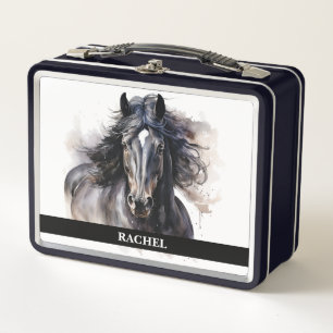 Hermoso caballo negro