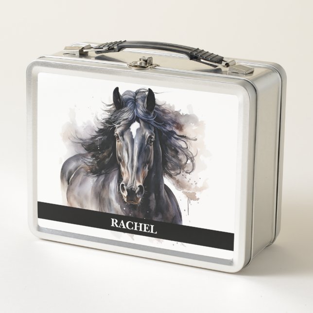 Hermoso Caballo Negro (Anverso)