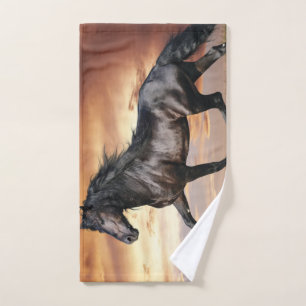Hermoso caballo negro