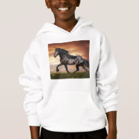 Hermoso caballo negro