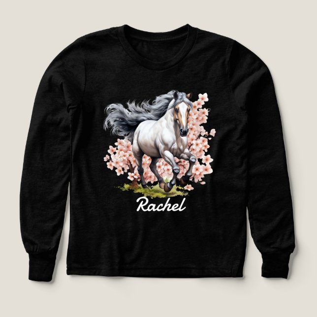 Hermoso caballo ruano (Diseño frontal)