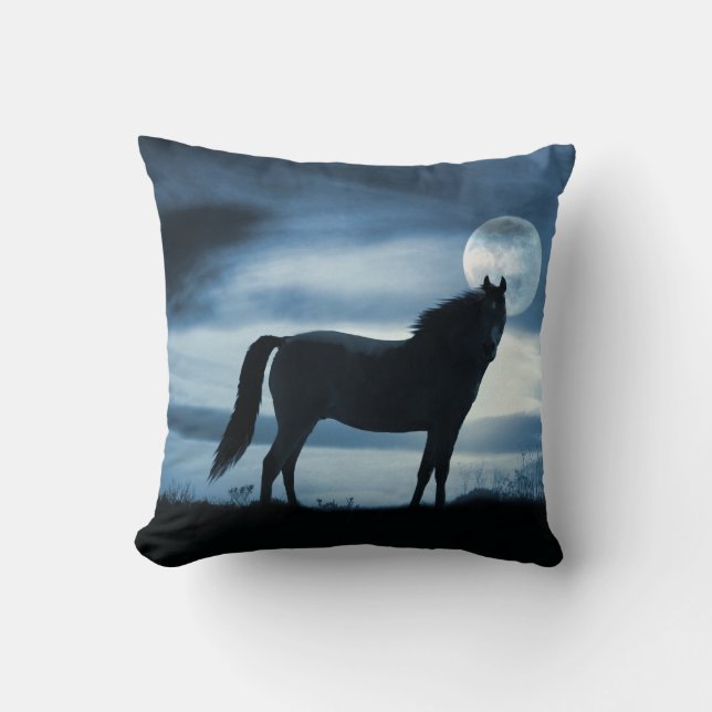 Hermoso caballo y almohada lunar (Anverso)