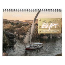 Hermoso calendario de Egipto África