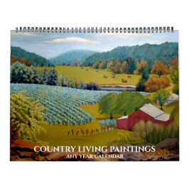 Hermoso calendario de vida en el campo - Cualquier