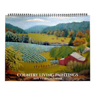 Hermoso calendario de vida en el campo - Cualquier