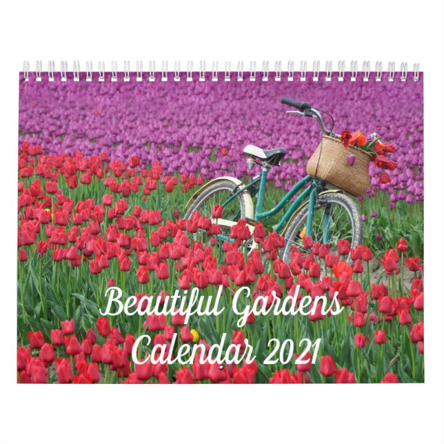Hermoso calendario del jardín (Tapa)