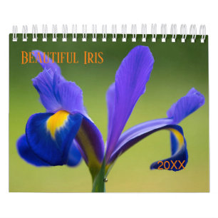 Hermoso calendario fotográfico de Iris