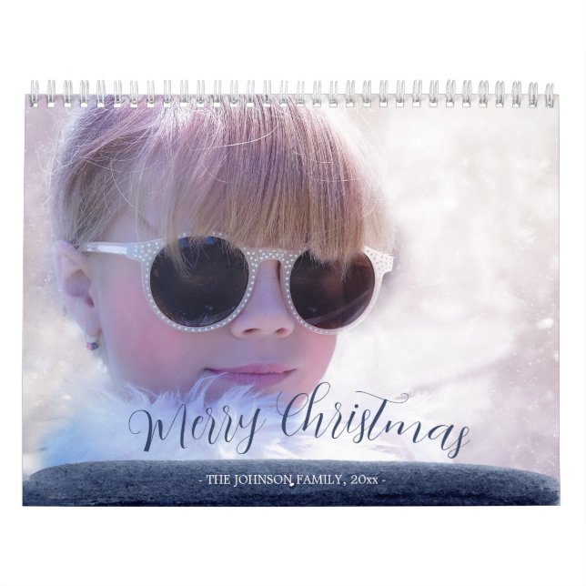 Hermoso calendario navideño de Blue Merry (Tapa)
