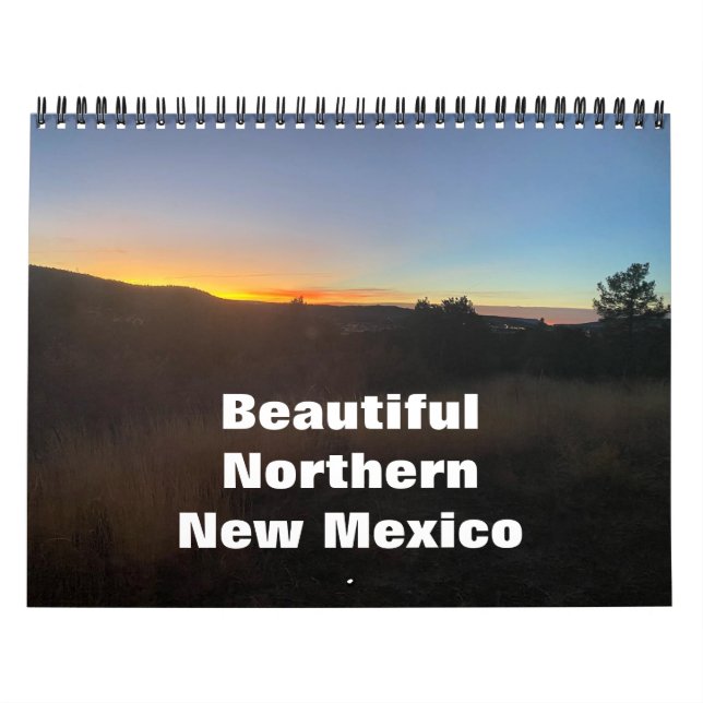 Hermoso calendario norte de Nuevo México (Tapa)