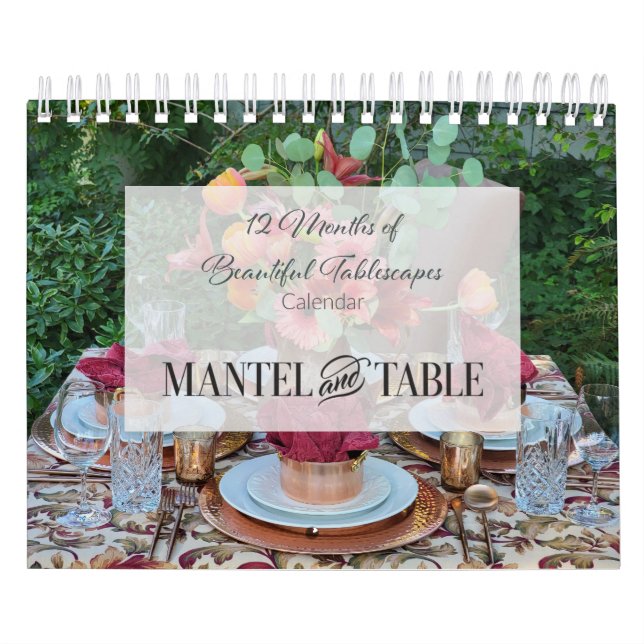Hermoso calendario Tablescape (Tapa)