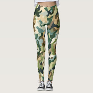 Hermoso camuflaje Arte Leggings