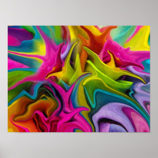 Hermoso Chakra Balance Poster de arte Reiki