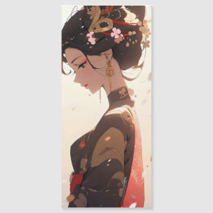 Hermoso Chica de Geisha Anime