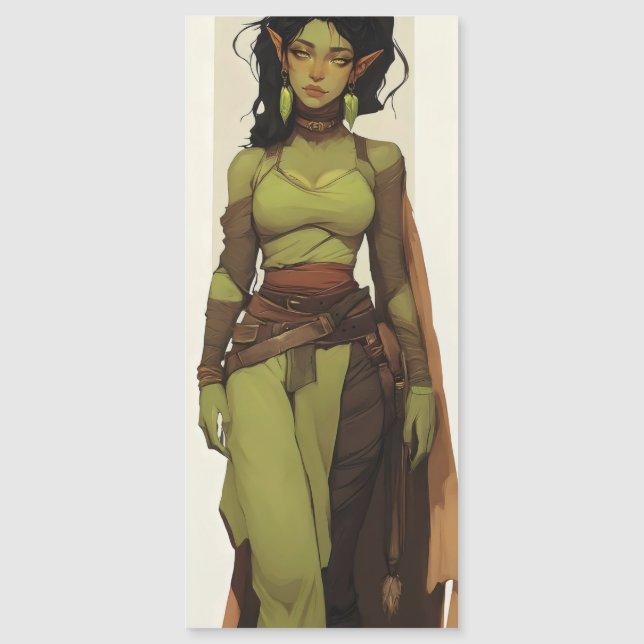 Hermoso Chica Orc Anime (Anverso)