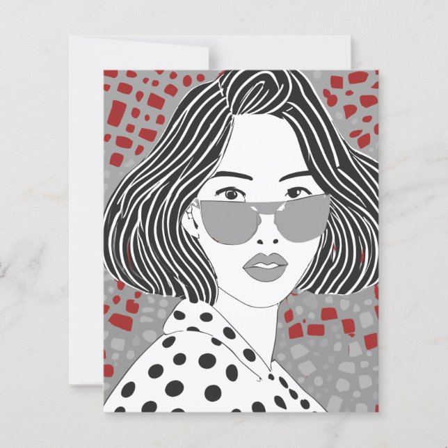 hermoso chica | Página de coloreado (Anverso)