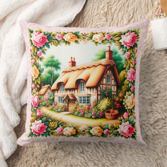 Hermoso Cojín De Campo Con Paja. (Manta)