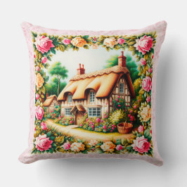 Hermoso Cojín De Campo Con Paja.