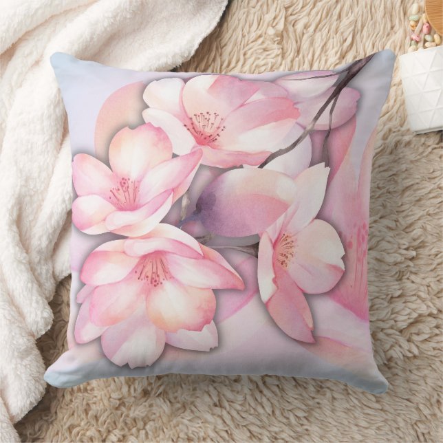 Hermoso Cojín decorativo Cherry Blossom (Manta)