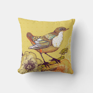 Hermoso Cojín decorativo de aves