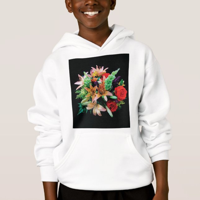 Hermoso Cojín decorativo de flores (Anverso)