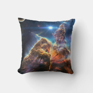 Hermoso Cojín decorativo de imágenes del espacio u